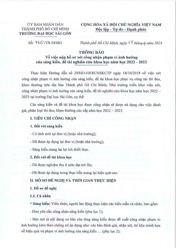 Khoa Giáo dục – Trường Đại học Sài Gòn