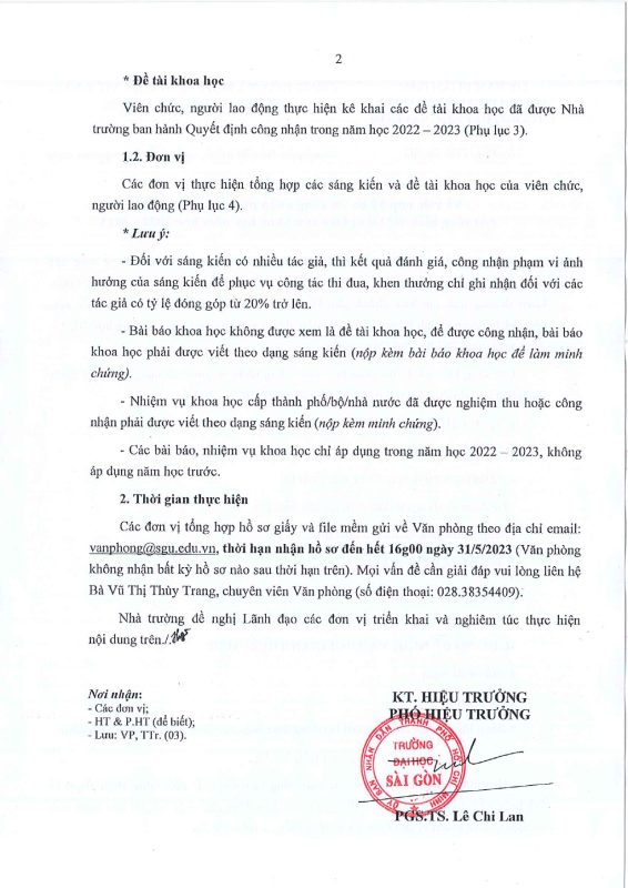 Khoa Giáo dục – Trường Đại học Sài Gòn