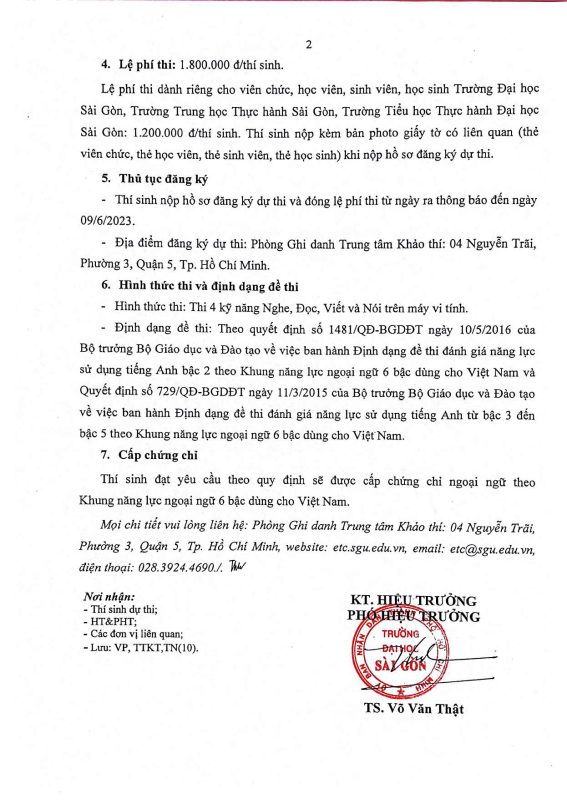 Khoa Giáo dục – Trường Đại học Sài Gòn