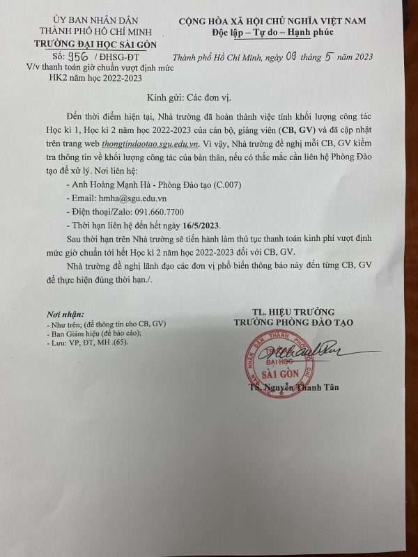 Khoa Giáo dục – Trường Đại học Sài Gòn