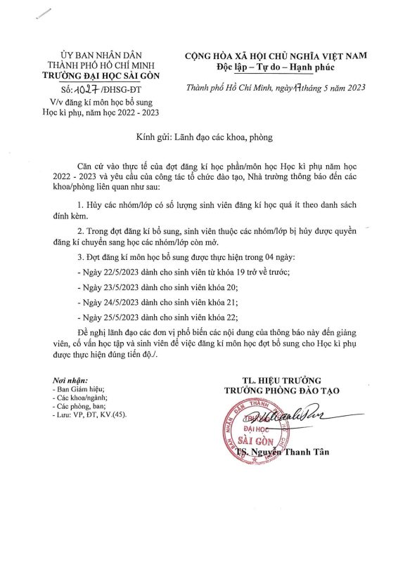 Khoa Giáo dục – Trường Đại học Sài Gòn
