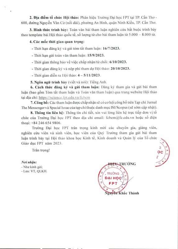 Khoa Giáo dục – Trường Đại học Sài Gòn