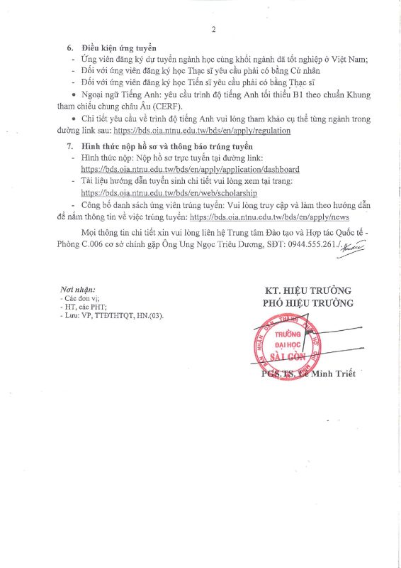 Khoa Giáo dục – Trường Đại học Sài Gòn
