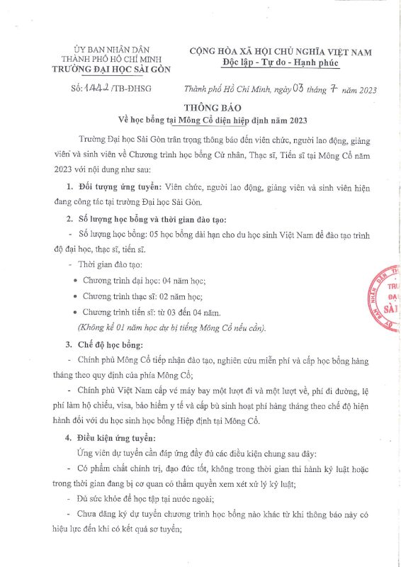 Khoa Giáo dục – Trường Đại học Sài Gòn