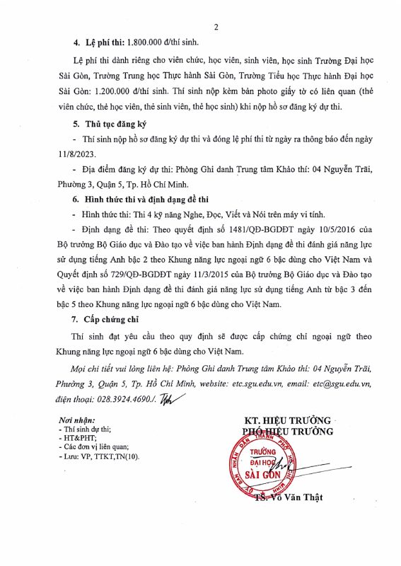 Khoa Giáo dục – Trường Đại học Sài Gòn