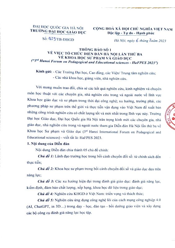 Khoa Giáo dục – Trường Đại học Sài Gòn